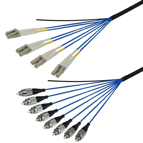 CC-Link IEコントローラネットワーク対応光ファイバケーブル（GI G50/125タイプ） 屋外用（補強）LAPシース 15m