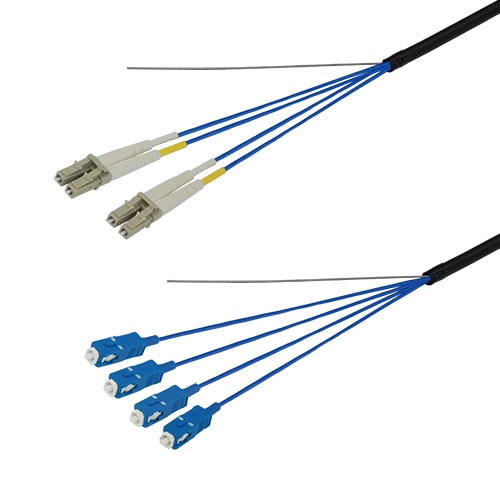 CC-Link IEコントローラネットワーク対応光ファイバケーブル（GI G50/125タイプ） 屋外用（補強）LAPシース 5m