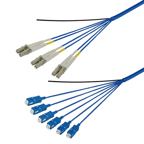 CC-Link IEコントローラネットワーク対応光ファイバケーブル（GI G50/125タイプ） 屋内用（補強） 3m