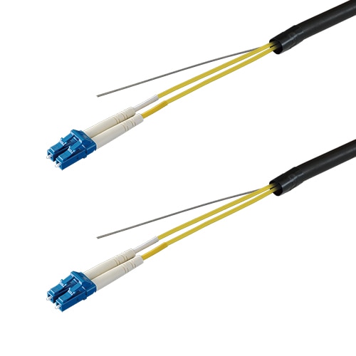 光ファイバーケーブル (シングルモード/LC-LC/屋外用(補強)LAPシース/2芯)【100m】