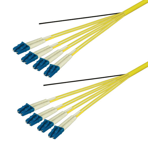 光ファイバーケーブル (シングルモード/LC-LC/屋内用(補強)/8芯)【25m】