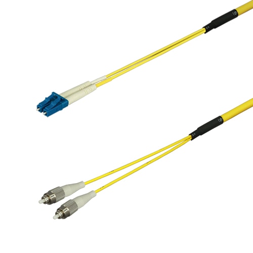 光ファイバーケーブル (シングルモード/LC-FC/屋内用 可動/2芯)【5m】