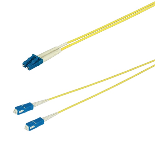 光ファイバーケーブル (シングルモード/LC-SC/盤内/2芯) 1m