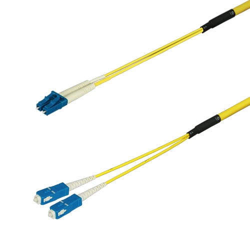 光ファイバーケーブル (シングルモード/LC-SC/屋内用 可動/2芯)【40m】