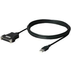 パソコン側 D-SUB25P→USB用 RS-232C⇔USBコンバータケーブル(3m) コネクタ変換