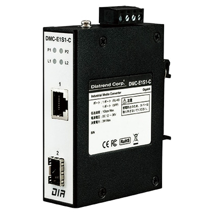 【産業用光メディアコンバータ】 1000Base-Tタイプ ギガビット 1ポート、SFP 1ポート搭載 CC-Link IEフィールドネットワーク対応