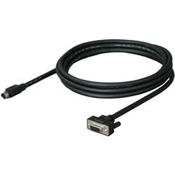 三菱シーケンサQCPU/表示器 GOT1000(MD6P)対応RS-232Cケーブル(3m) PC側：D-SUB9P