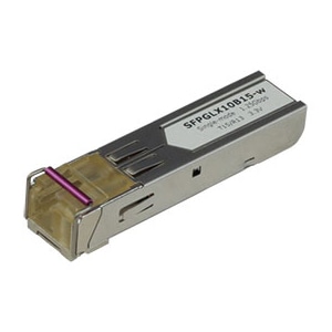 【SFPモジュール BiDi SFPタイプ】最大伝送距離：20km、規格：1000Base BiDi、通信速度：1000Mbps、対応光ファイバ：SMF 1芯LC