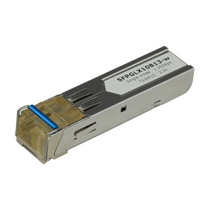 【SFPモジュール BiDi SFPタイプ】最大伝送距離：60km、規格：1000Base BiDi、通信速度：1000Mbps、対応光ファイバ：SMF 1芯LC