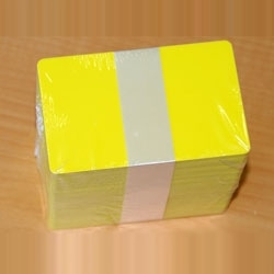 カラー無地IDカード(黄) 0.76mm