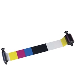 ハーフパネルカラーリボン YMCKO (廉価タイプ) Pebble Dualys Quantum用