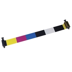 6パネルカラーリボン YMCKOK (両面機専用) Pebble Dualys Quantum用