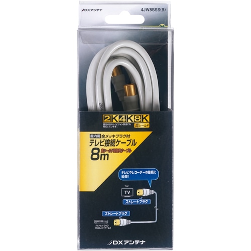 テレビ接続ケーブル(8m)[2K・4K・8K対応]