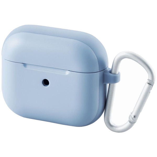 AirPods 第3世代対応アクセサリ/TOUGH SLIMケース/カラビナ付き/ブルー