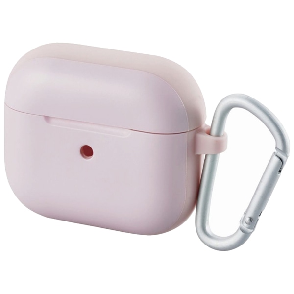 AirPods 第3世代対応アクセサリ/TOUGH SLIMケース/カラビナ付き/ピンク