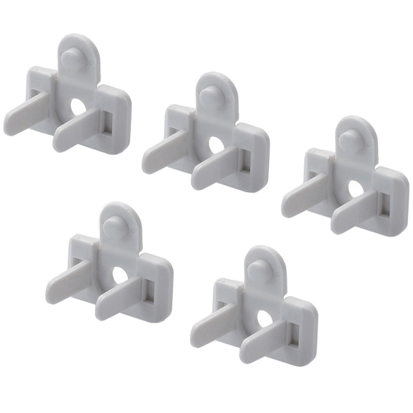 テレビ用タップアクセサリ/タップ用コンセントキャップ/5個入り/ホワイト