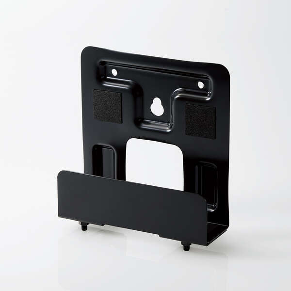 TV用アクセサリ/TV裏収納HDDホルダー/ブラック