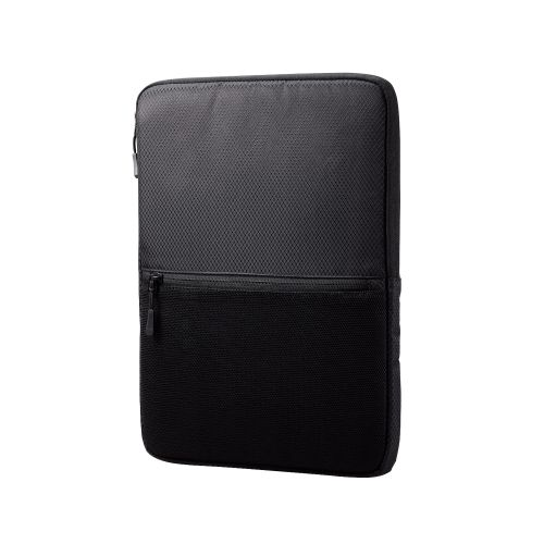 パソコンケース/メッシュポケット/撥水加工/14インチ/ブラック