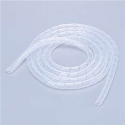 ケーブルスパイラルチューブ/内径9mm/クリア