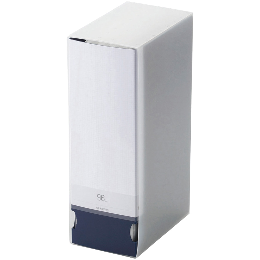 CD/DVD/Blu-ray対応ファイルケース/96枚収納/ブルー