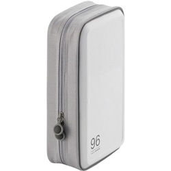 CD/DVDケース/セミハード/ファスナー付/96枚入/ホワイト