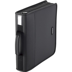 CD/DVDケース/ファスナー付/160枚入/ブラック