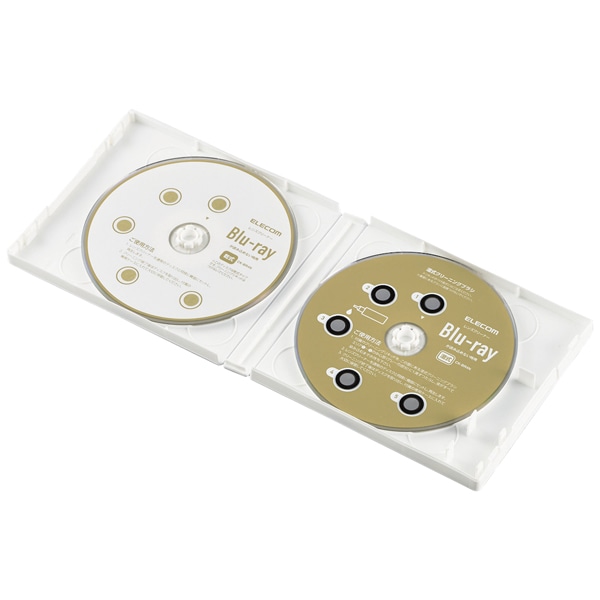 レンズクリーナー/Blu-ray/乾式/湿式/2枚組