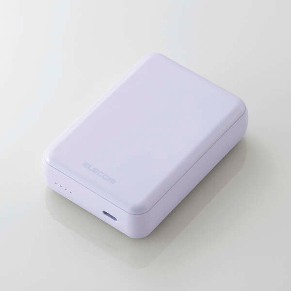 モバイルバッテリー/リチウムイオン電池/15W/10000mAh/USB Type-C入出力×1/パープル
