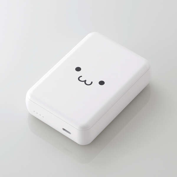 モバイルバッテリー/リチウムイオン電池/15W/10000mAh/USB Type-C入出力×1/しろちゃん