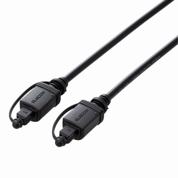 光デジタルオーディオケーブル/2.0m/ブラック