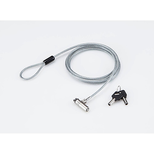 セキュリティワイヤー/シリンダー錠/スロットサイズ(3×7mm)/通常キー