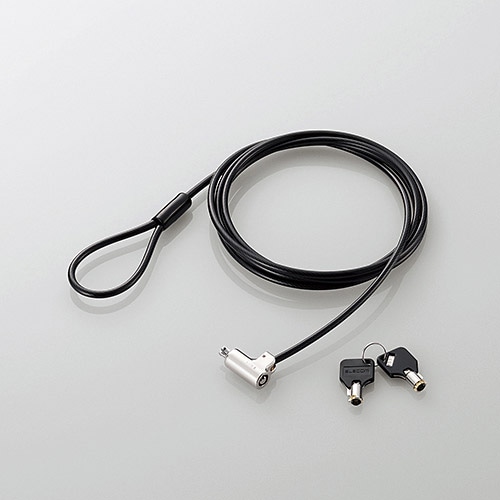 セキュリティーワイヤーロック/シリンダー錠/シリンダー直径12mm/統一キー仕様