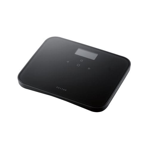 エクリア体重計/BMI表示可能/チャコールブラック