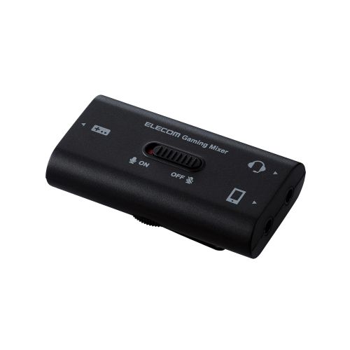 ゲーミングアナログミキサー/4極φ3.5mm/PlayStation(R)4/5/NINTENDO SWITCH(TM)対応/ブラック