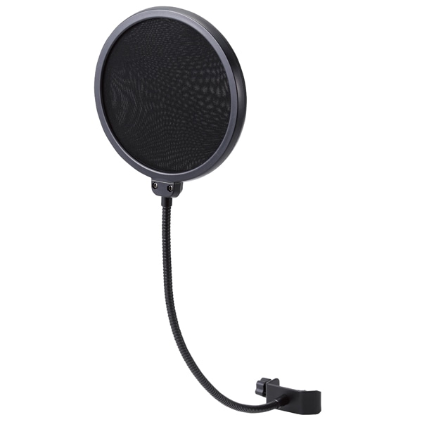 ポップガード/フレキシブルアーム/クランプ式/ブラック