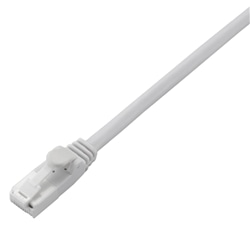 EU RoHS指令準拠 ツメ折れ防止LANケーブル(Cat5E)/10.0m/簡易パッケージ仕様/ホワイト