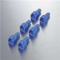 コネクタ保護カバー 先付けタイプ ブルー 6個入り