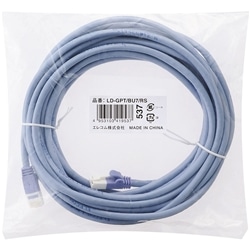 RoHS指令準拠LANケーブル/CAT6/爪折れ防止/7m/ブルー/簡易パッケージ仕様