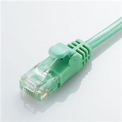 CAT6準拠 GigabitやわらかLANケーブル 5m(グリーン)