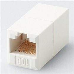 CAT6A対応 コンパクトRJ45延長コネクタ