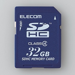 SDHCカード/Class4/32GB/法人専用/簡易パッケージ
