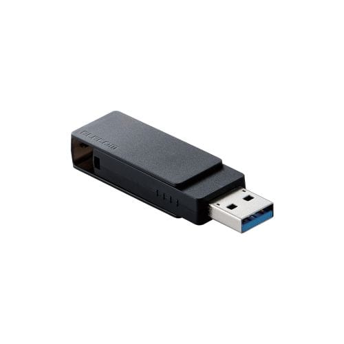 USBメモリ/USB3.2(Gen1)/USB3.0対応/回転式/32GB/ブラック