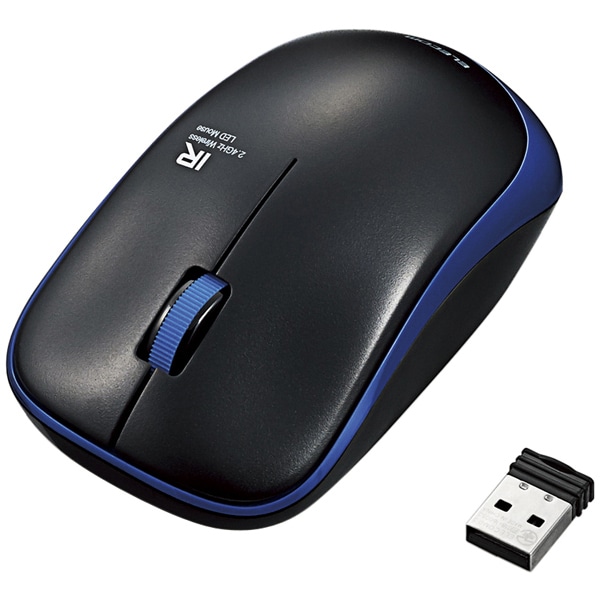 IRマウス/ENELOシリーズ/無線/3ボタン/省電力/ブルー