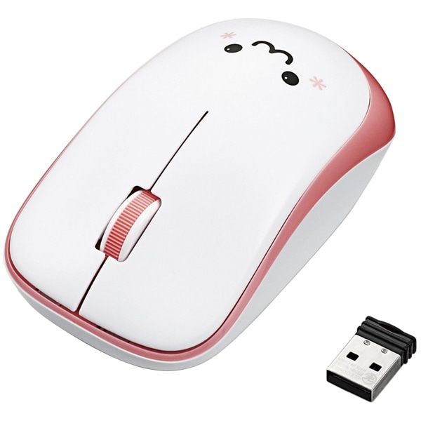 IRマウス/ENELOシリーズ/無線/3ボタン/省電力/ピンク