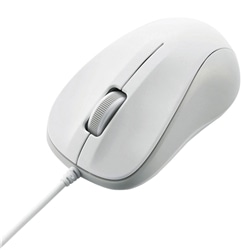 法人向けマウス/USB光学式有線マウス/3ボタン/Sサイズ/EU RoHS指令準拠/ホワイト
