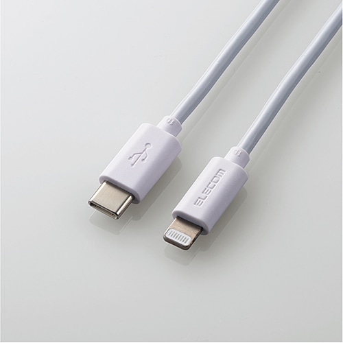USB C-Lightningケーブル/スタンダード/0.5m/ホワイト