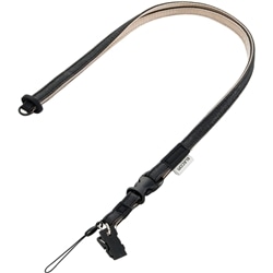 スマートフォン用「はずせるストラップ」/ブラック