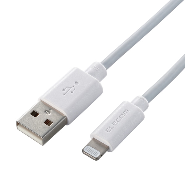 Lightningケーブル/スタンダード/1.0m/ホワイト