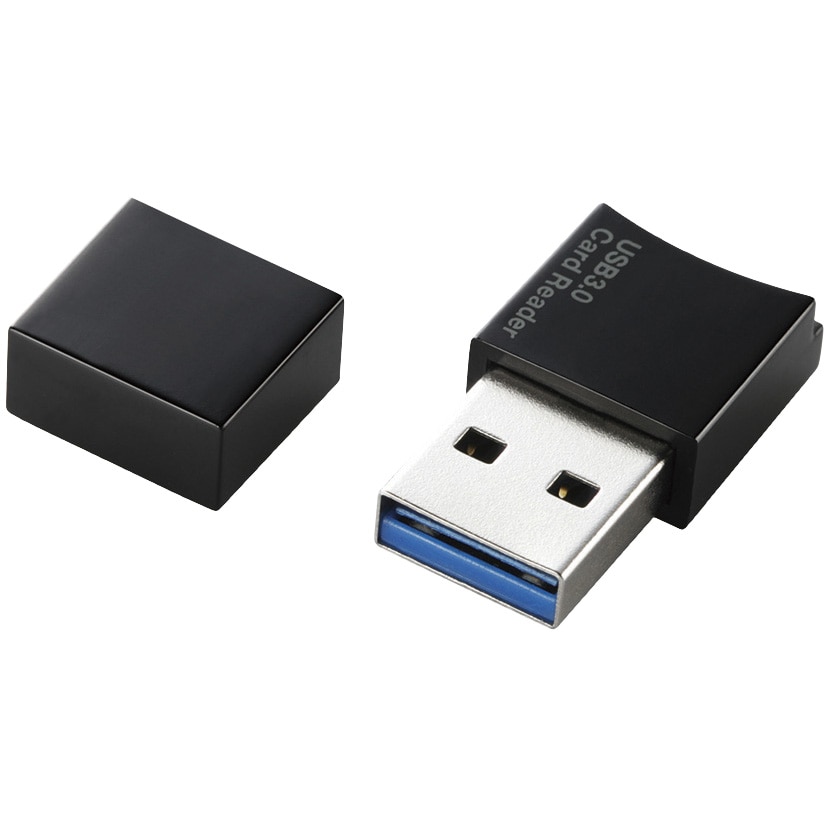 メモリリーダライタ/microSD専用/USB3.0/ブラック
