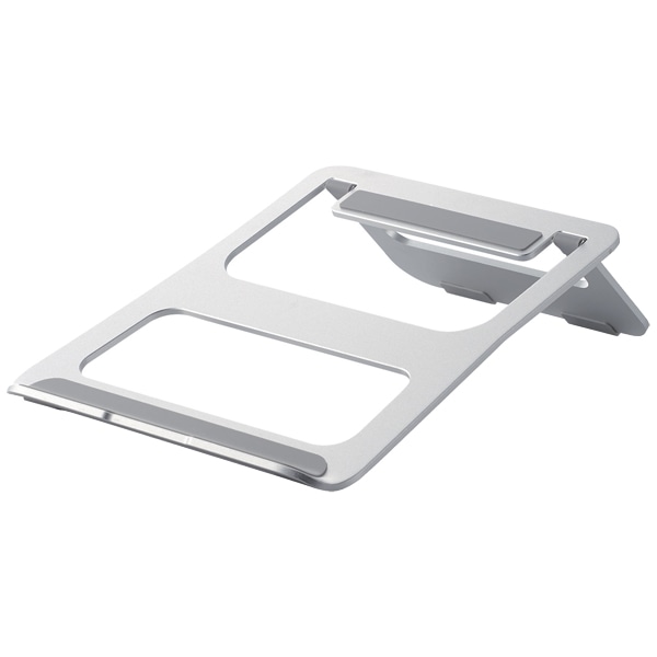 ノートPCスタンド/アルミ合金/折り畳み式/シルバー